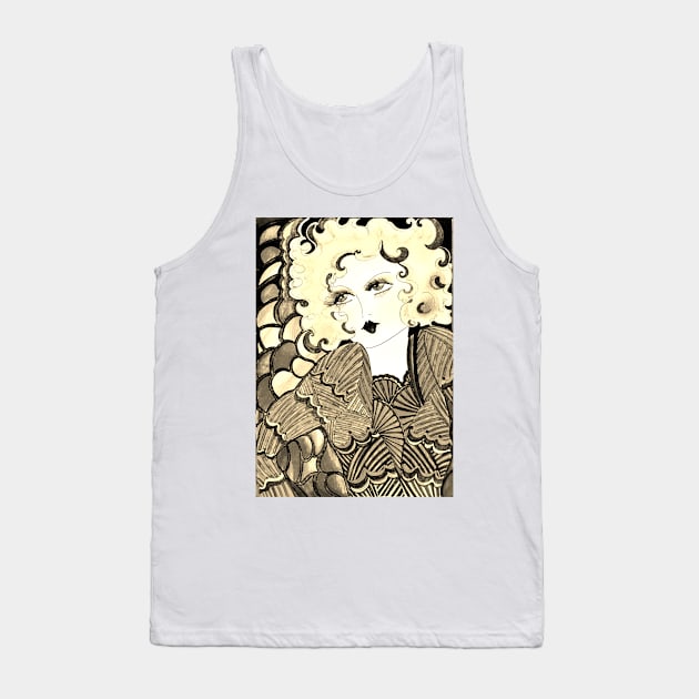 BLONDE DOLLY FLAPPER ,,,House of Harlequin Tank Top by jacquline8689